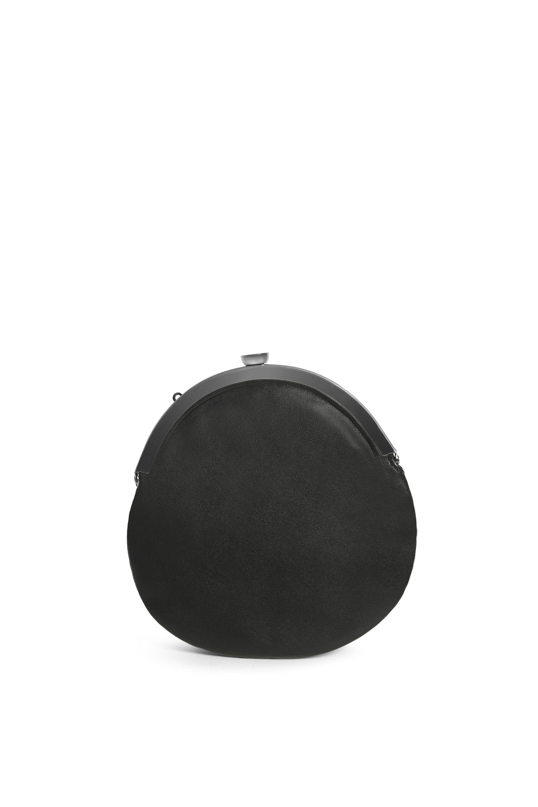 Solid black Frame Clutch-Bags-Siddhartha Bansal