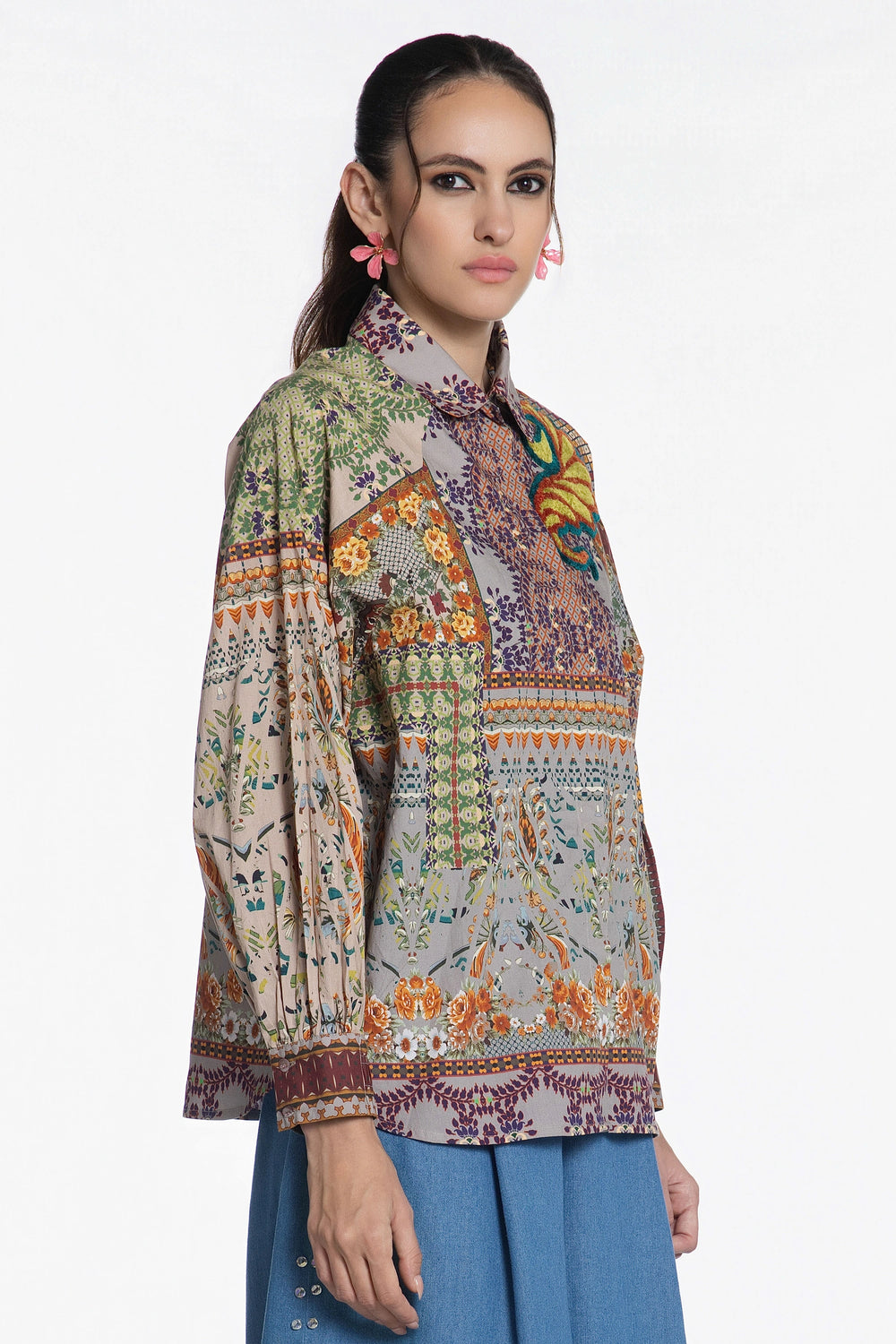 Caravan Tapestry Cotton Shirt-Shirts-Siddhartha Bansal