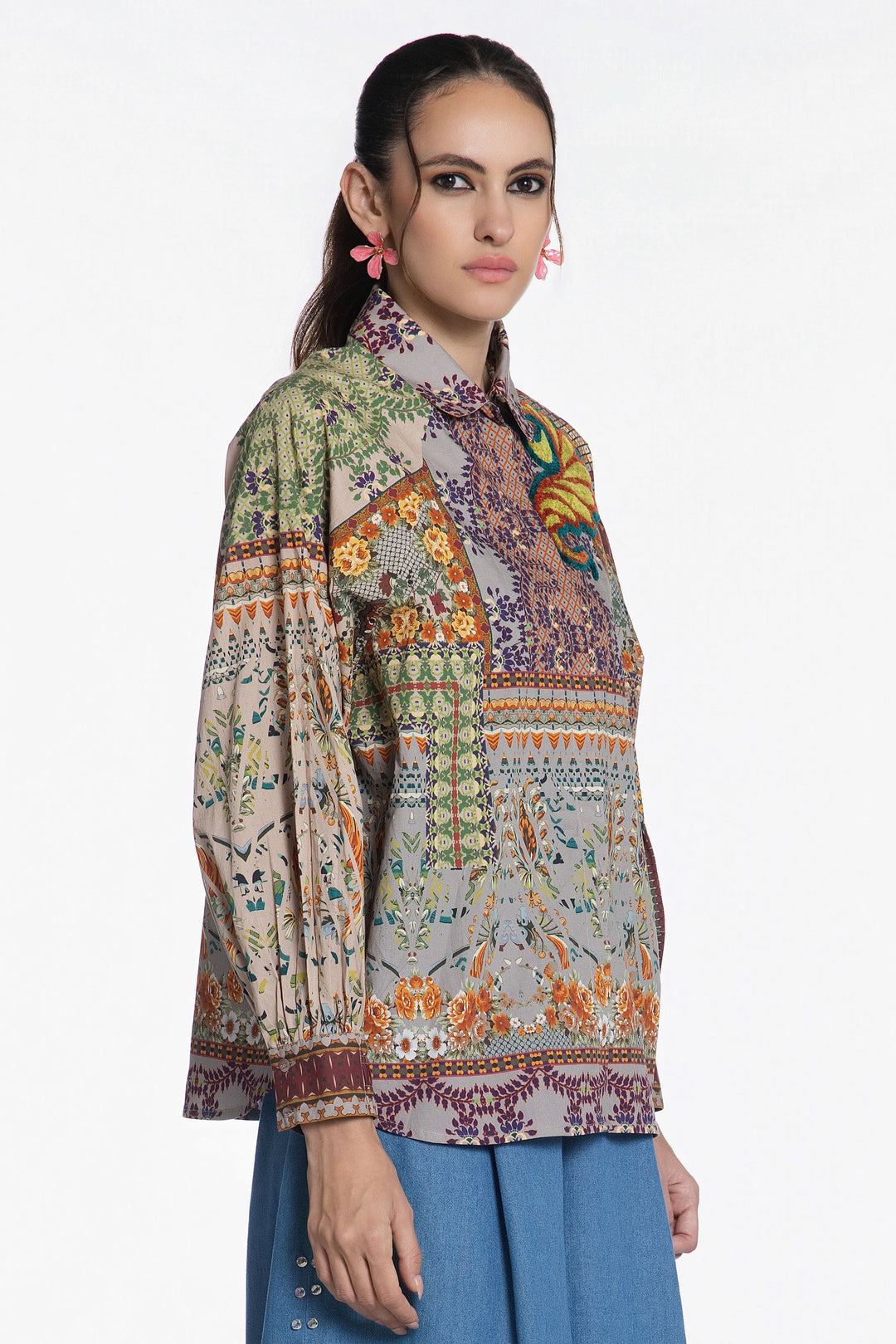 Caravan Tapestry Cotton Shirt-Shirts-Siddhartha Bansal