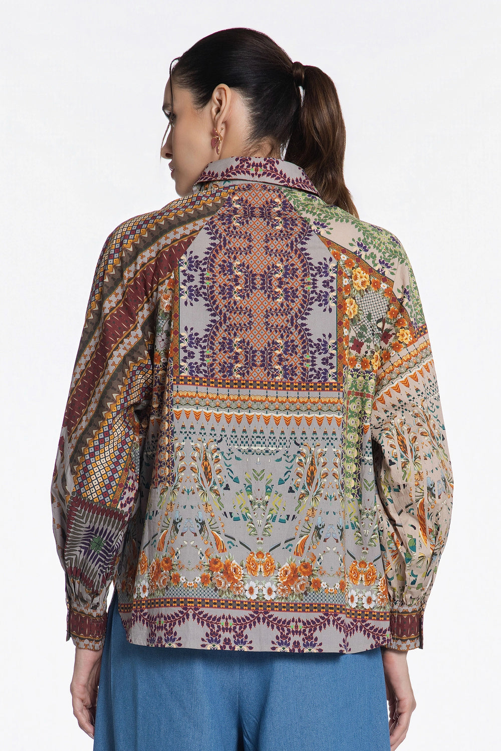 Caravan Tapestry Cotton Shirt-Shirts-Siddhartha Bansal