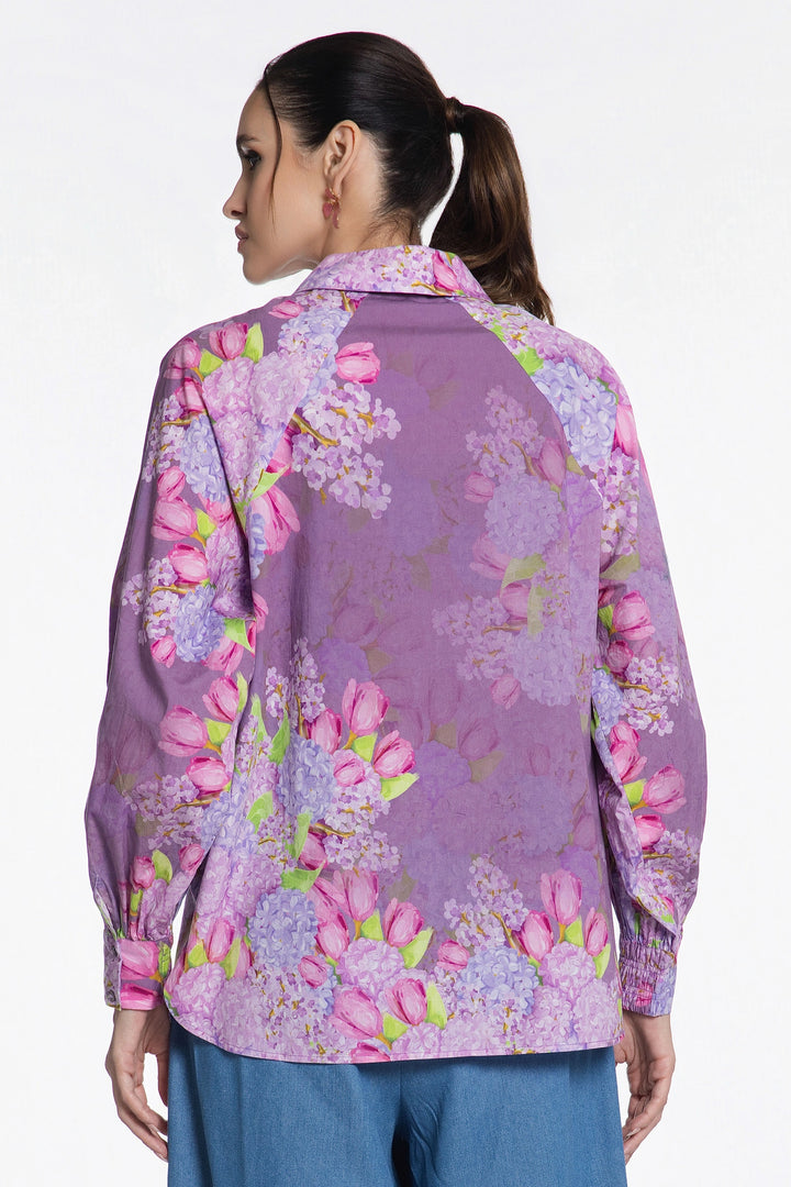 Lavender Bloom Mirage Shirt-Shirts-Siddhartha Bansal