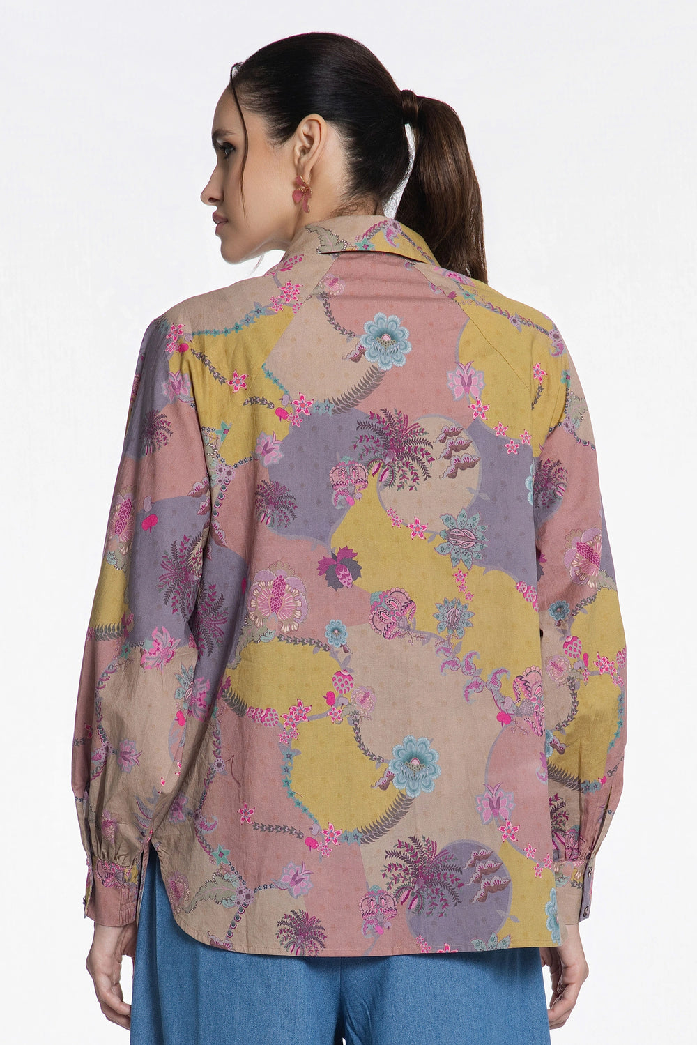 Ochre Paisley Odyssey Shirt-Shirts-Siddhartha Bansal