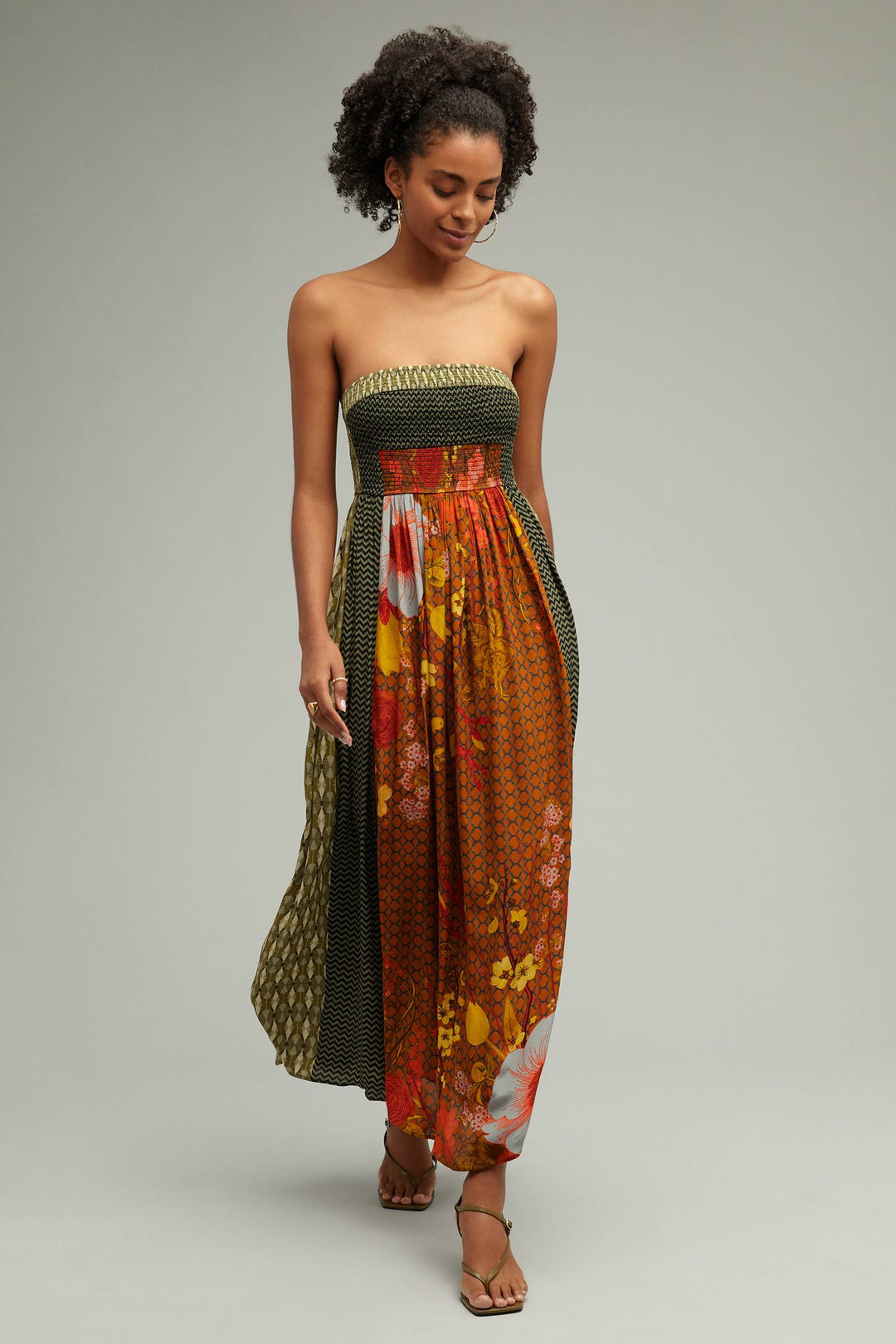 siddhartha bansal button front maxi dress Anthropologie Siddhartha Bansal button front maxi