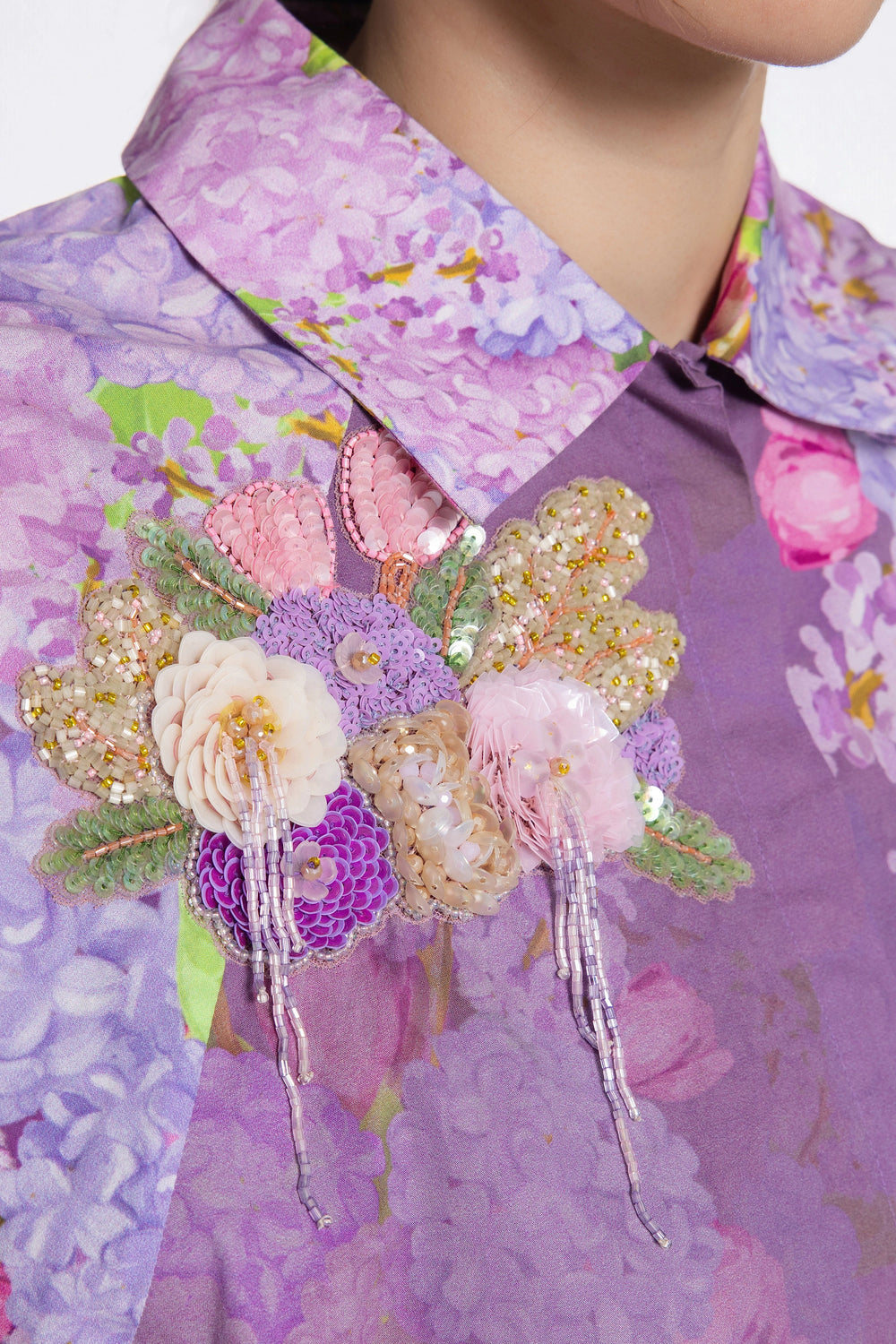 Lavender Bloom Mirage Shirt-Shirts-Siddhartha Bansal