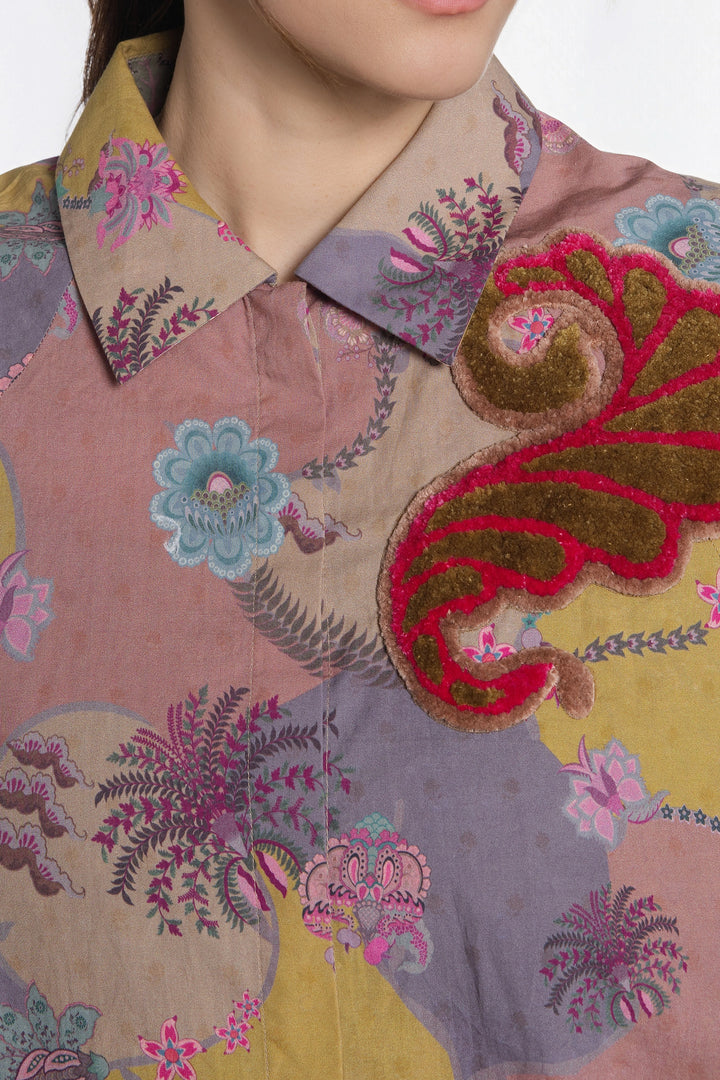 Ochre Paisley Odyssey Shirt-Shirts-Siddhartha Bansal