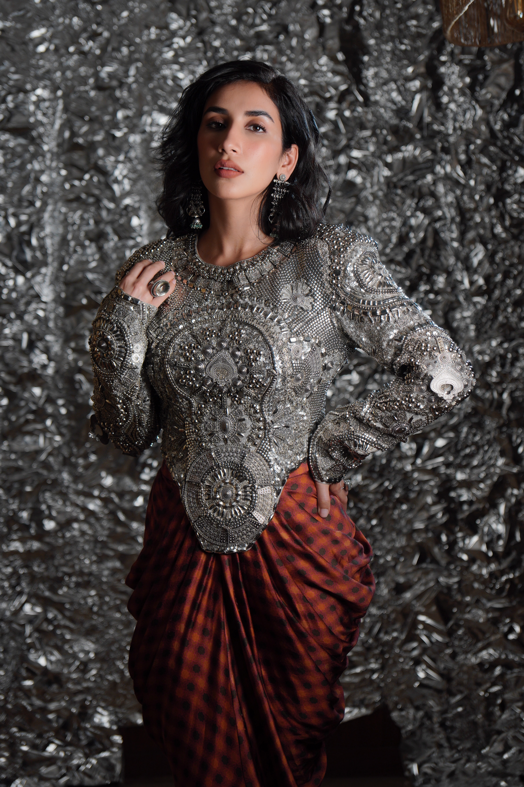 Parul Gulati in Lambani Style Jacket Set-co-ord set-Siddhartha Bansal