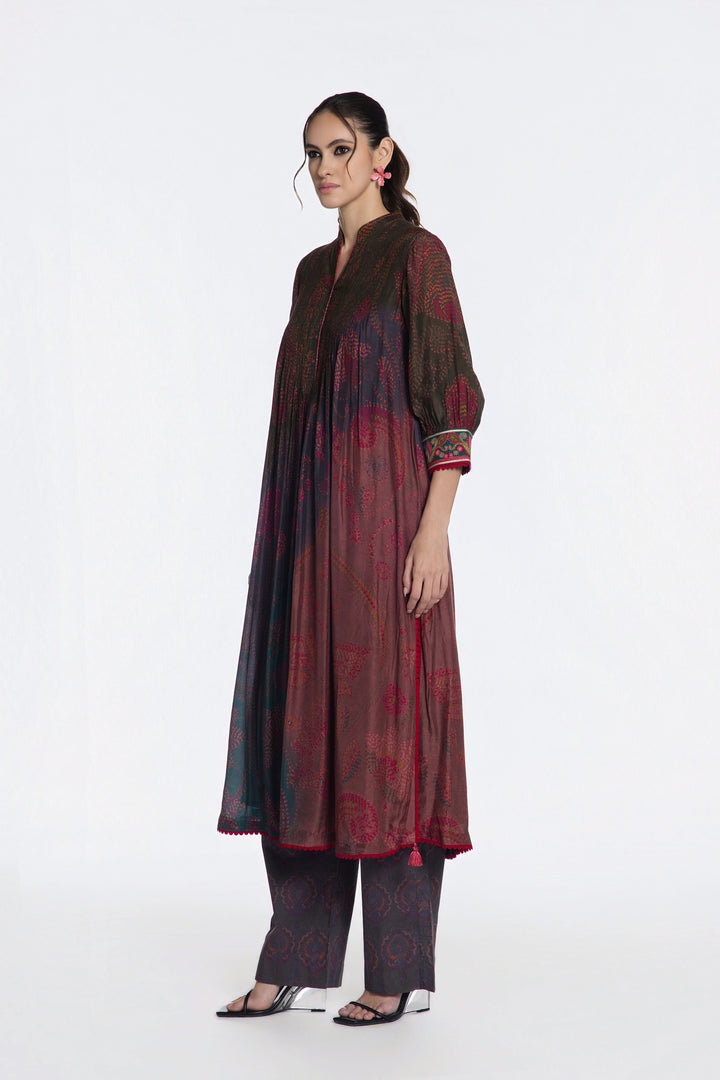 RANGREZ TWILIGHT 
PINTUCK KURTA