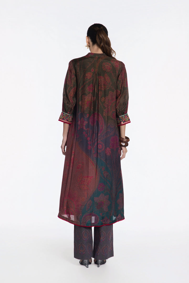 RANGREZ TWILIGHT 
PINTUCK KURTA