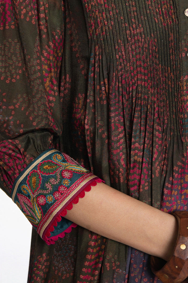 RANGREZ TWILIGHT 
PINTUCK KURTA