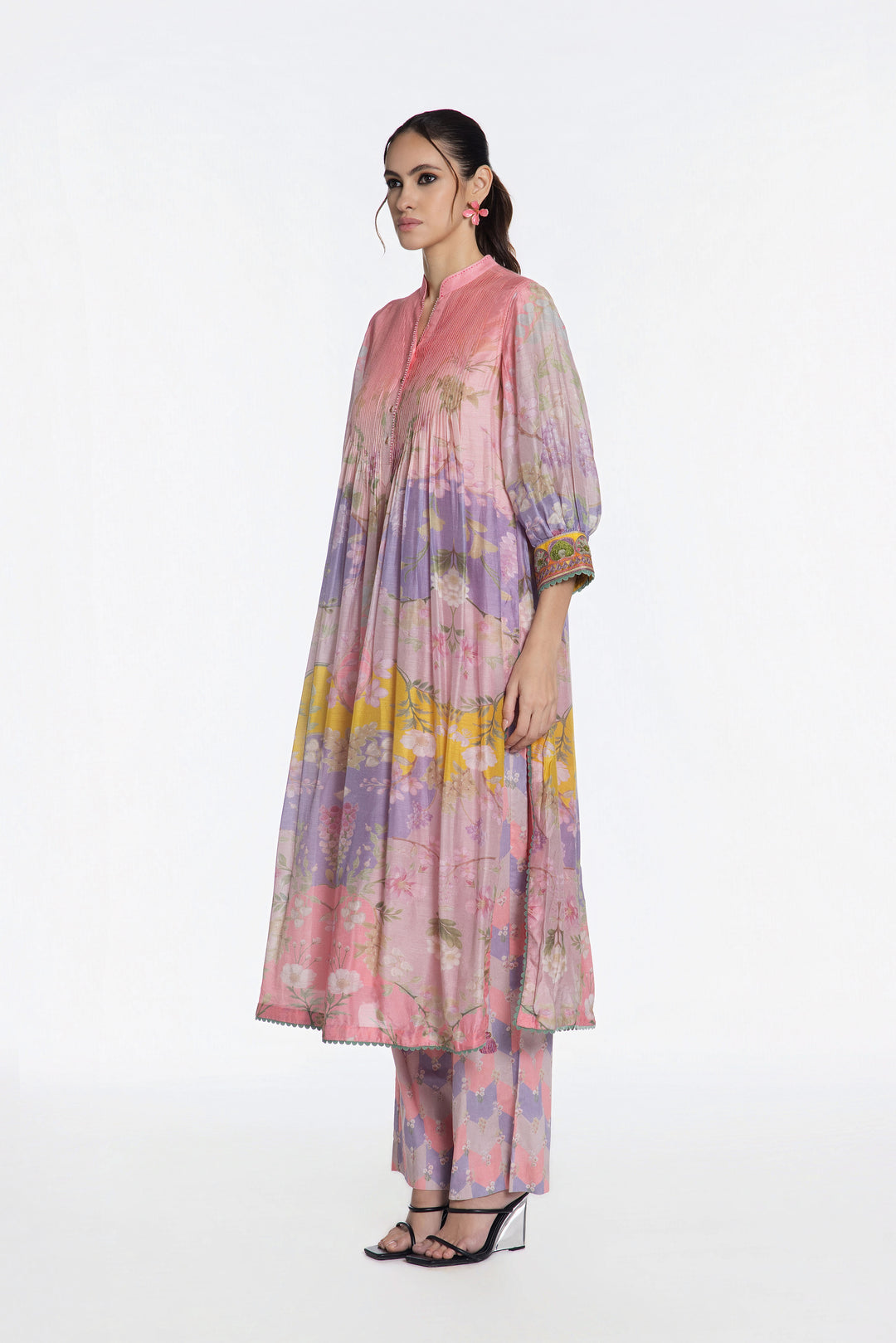 SPRING NOOR 
PINTUCK KURTA