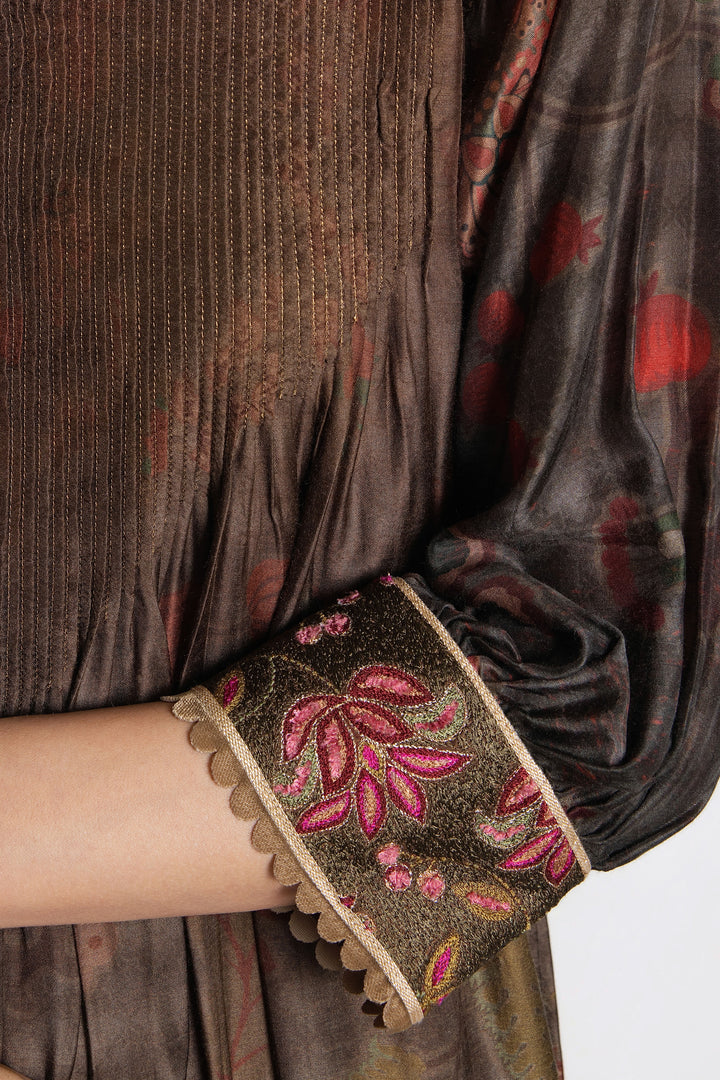 ROOHANI  FLORA
 PINTUCK KURTA