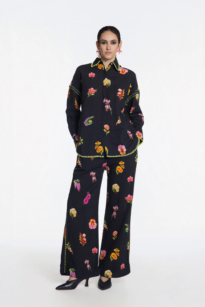 Flora Blooming Courtyard Co-Ord Set-Co-Ord Set-Siddhartha Bansal