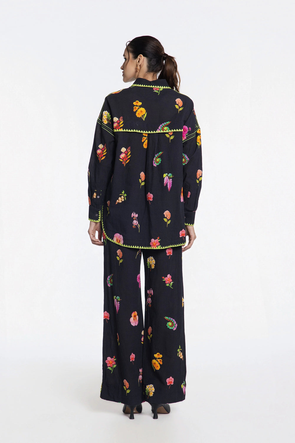 Flora Blooming Courtyard Co-Ord Set-Co-Ord Set-Siddhartha Bansal