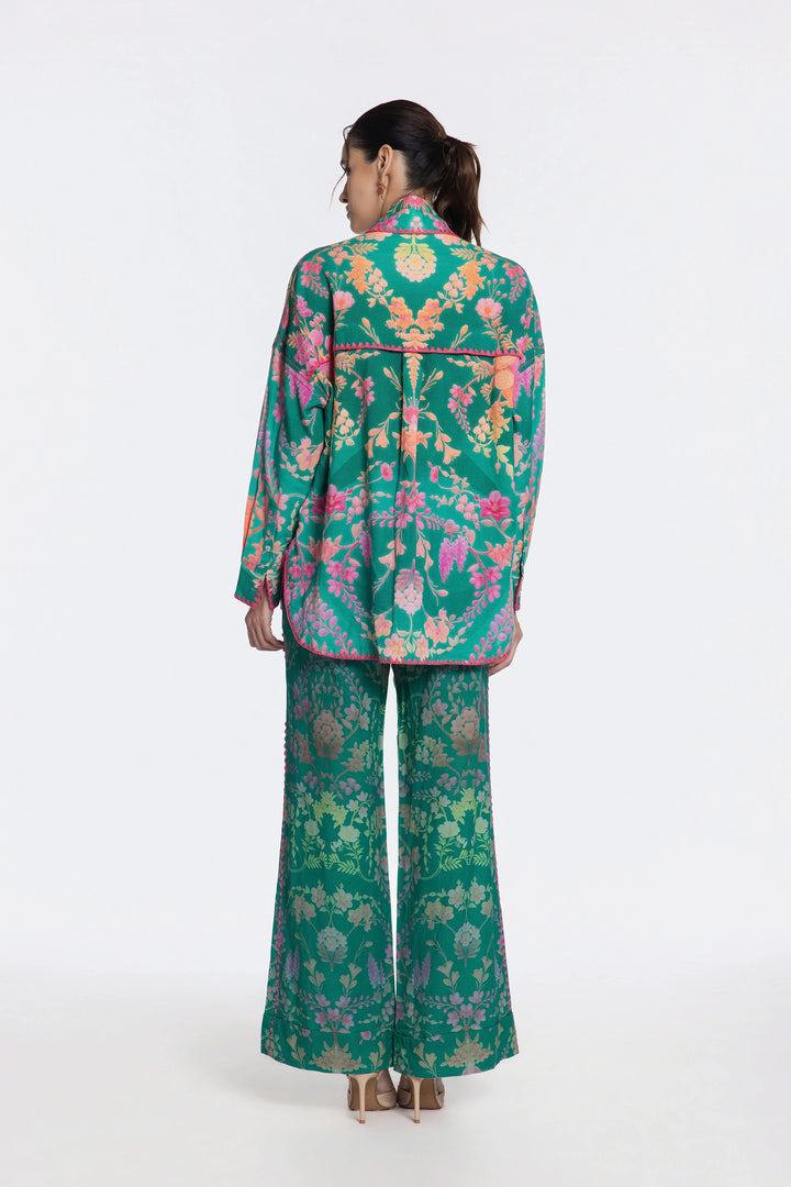 Blooming Garden Courtyard Co-Ord Set-Co-Ord Set-Siddhartha Bansal