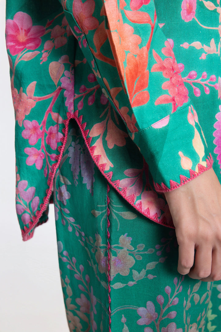 Blooming Garden Courtyard Co-Ord Set-Co-Ord Set-Siddhartha Bansal