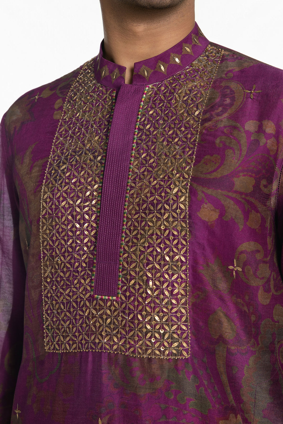 THE IMPERIAL BLOOM EMBROIDERED KURTA-Kurta-Siddhartha Bansal