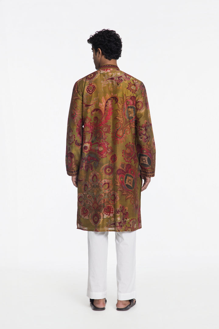 THE IMPERIAL BLOOM EMBROIDERED KURTA-Kurta-Siddhartha Bansal