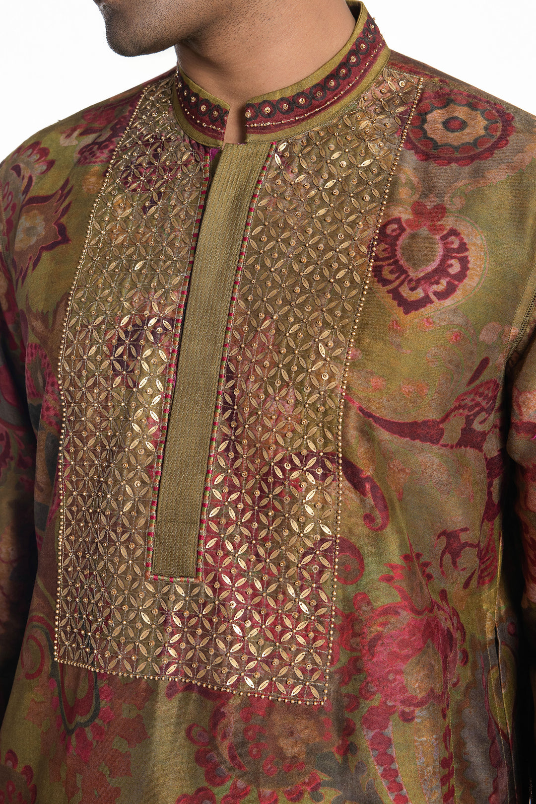 THE IMPERIAL BLOOM EMBROIDERED KURTA-Kurta-Siddhartha Bansal