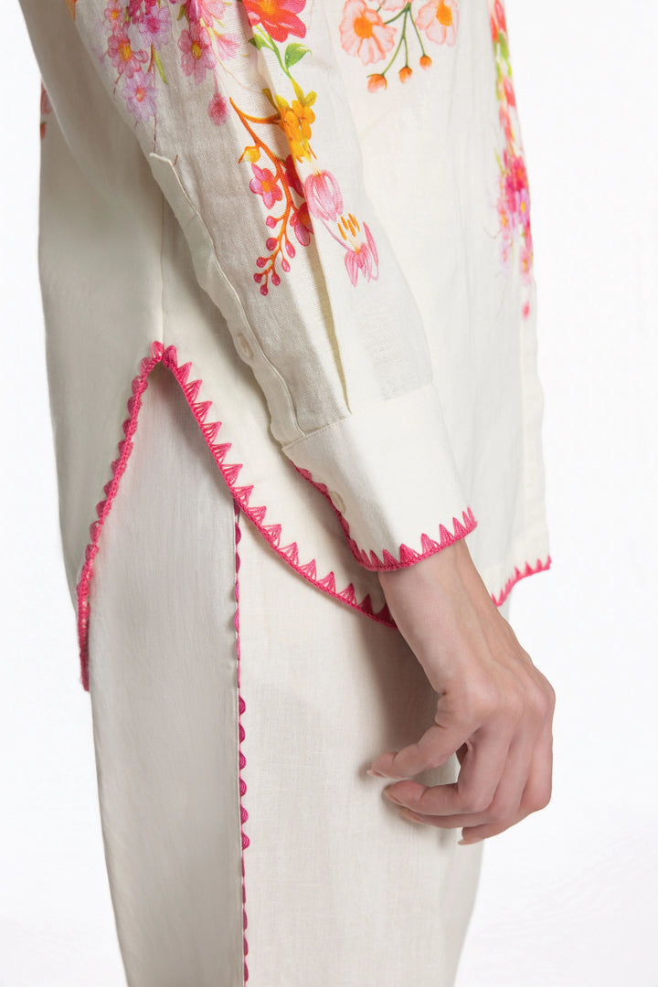 Floral Cascade Co-Ord Set-Co-Ord Set-Siddhartha Bansal