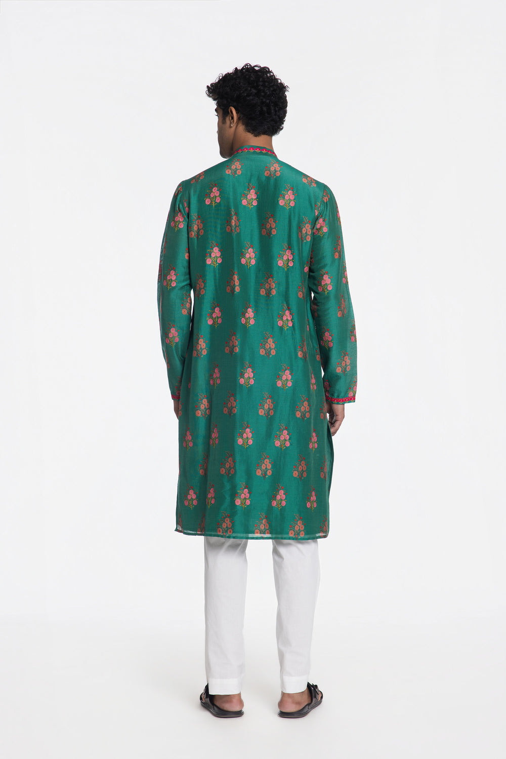 ARTISAN ETHNIC FLORAL EMBROIDERED KURTA-Kurta-Siddhartha Bansal