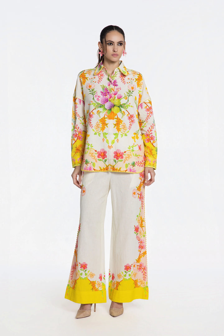 Blooming Courtyard Co-Ord Set-Co-Ord Set-Siddhartha Bansal
