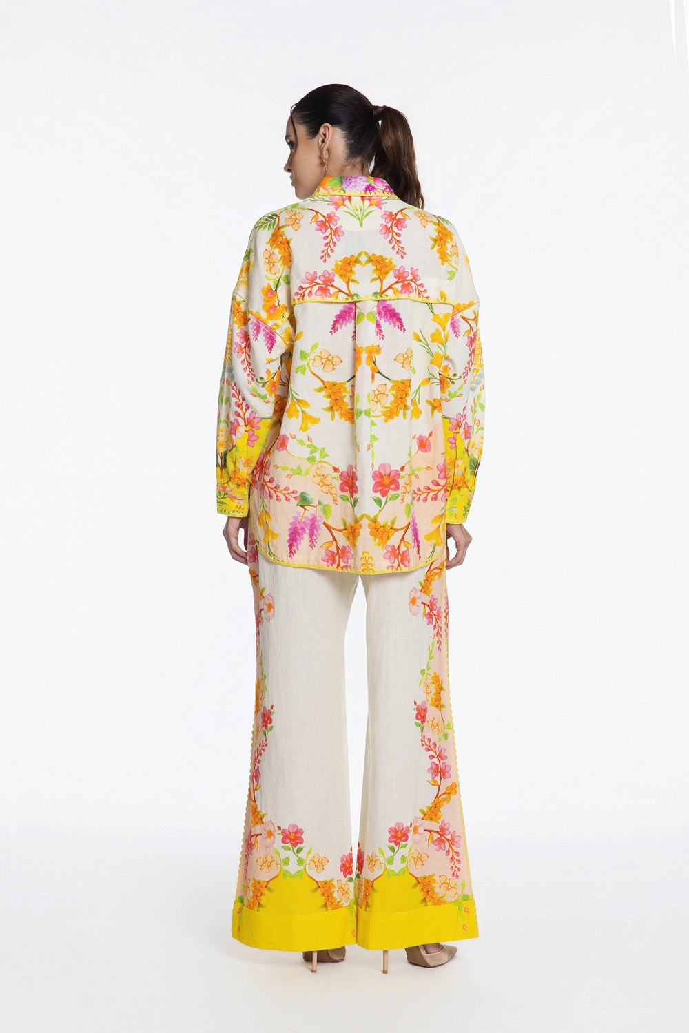 Blooming Courtyard Co-Ord Set-Co-Ord Set-Siddhartha Bansal