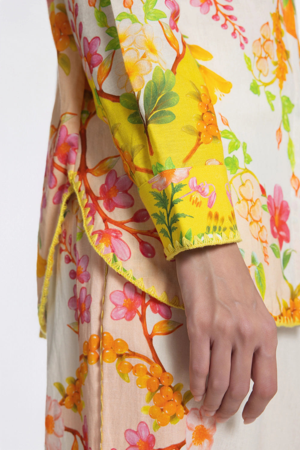 Blooming Courtyard Co-Ord Set-Co-Ord Set-Siddhartha Bansal