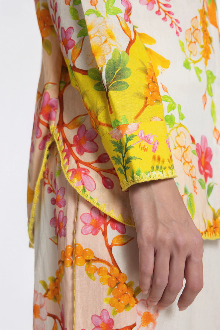 Blooming Courtyard Co-Ord Set-Co-Ord Set-Siddhartha Bansal