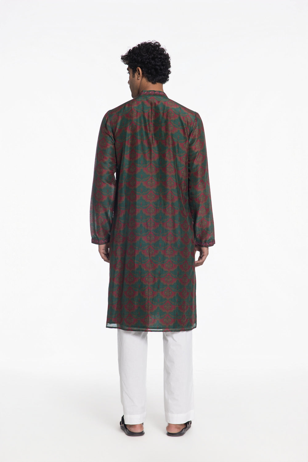 EMERALD ARTISAN EMBROIDERED KURTA-Kurta-Siddhartha Bansal