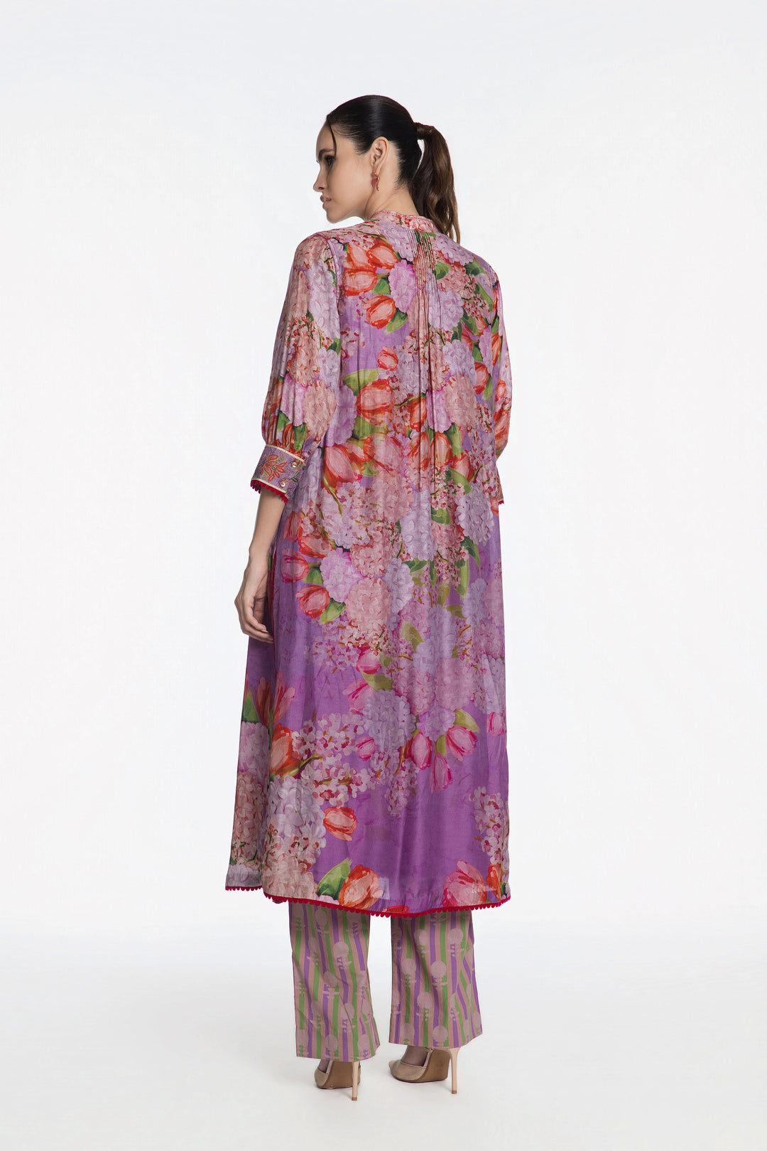 NOOR-E-GUL PASTEL 
PINTUCK KURTA