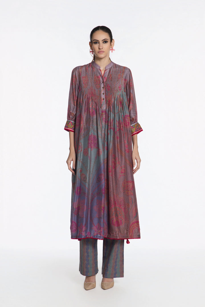 MEHER GUL BLOOM
PINTUCK KURTA