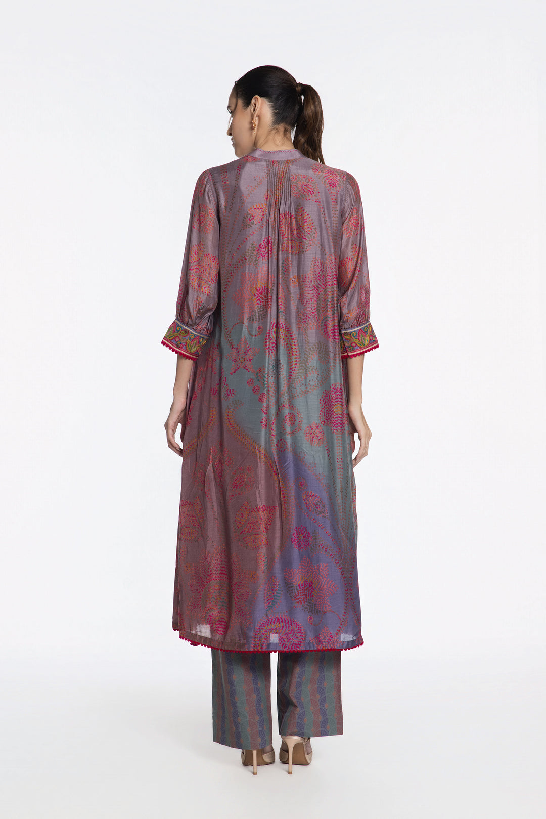 MEHER GUL BLOOM
PINTUCK KURTA