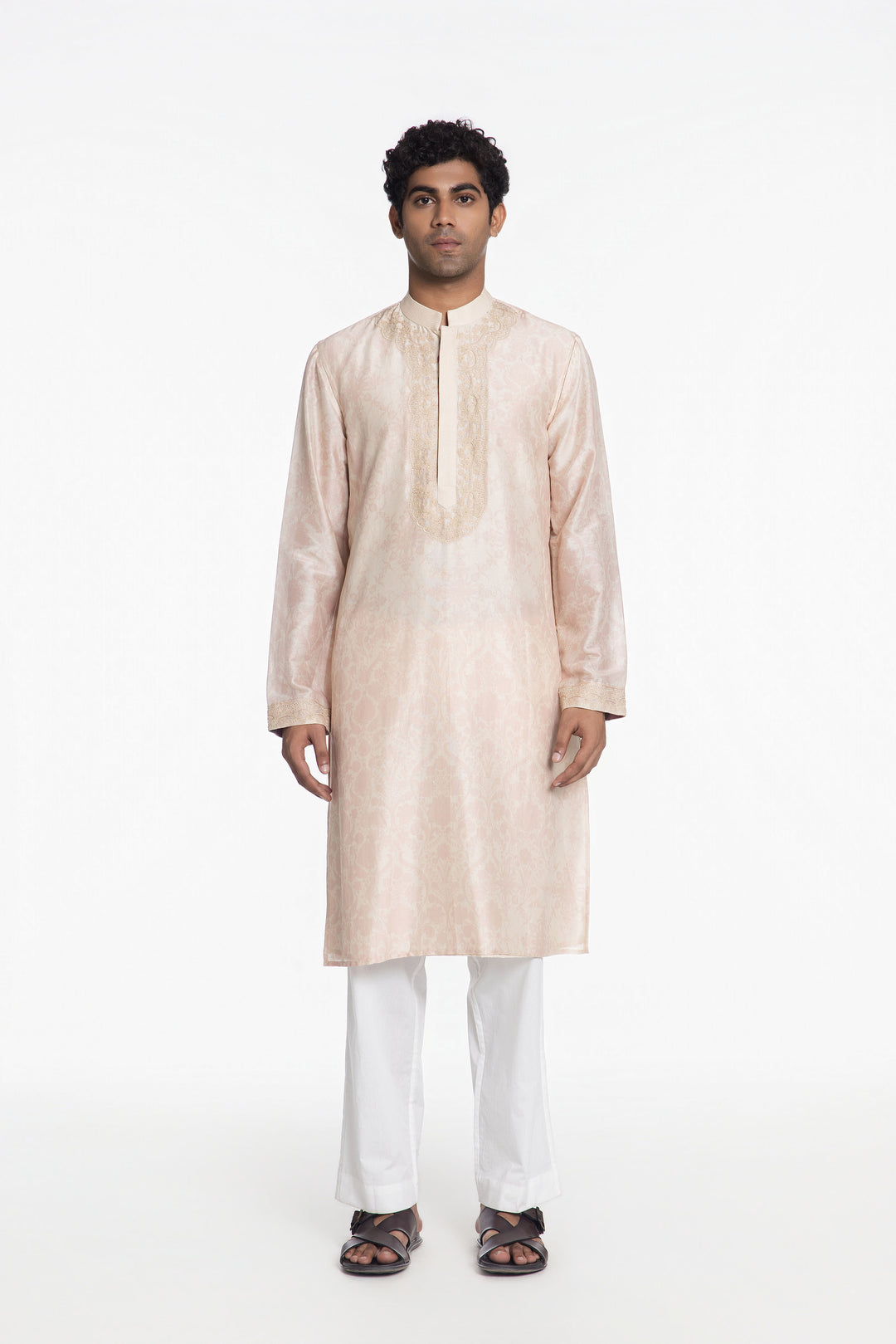 IVORY BLOOM PRINTED KURTA-Kurta-Siddhartha Bansal