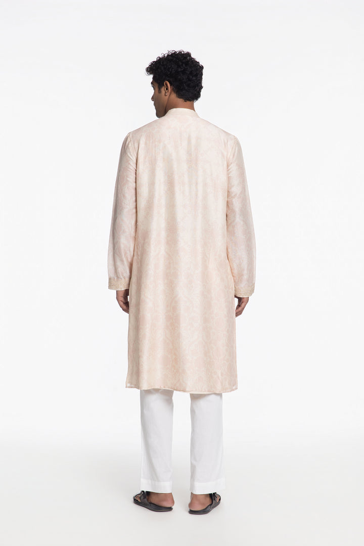 IVORY BLOOM PRINTED KURTA-Kurta-Siddhartha Bansal