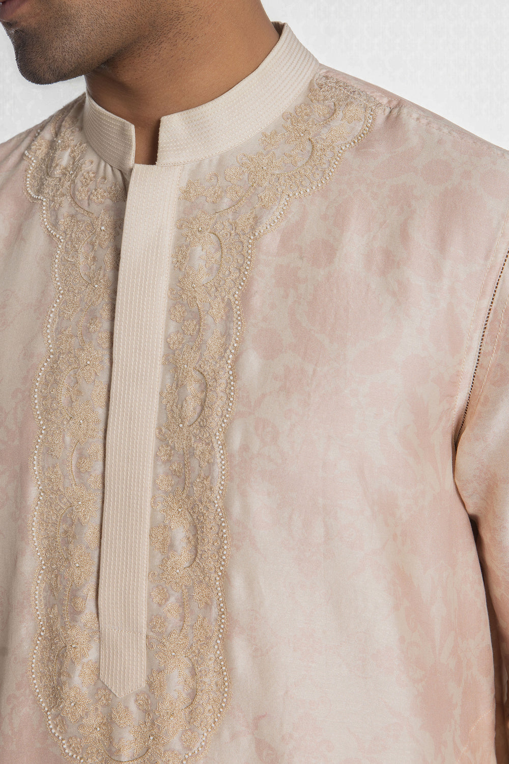 IVORY BLOOM PRINTED KURTA-Kurta-Siddhartha Bansal