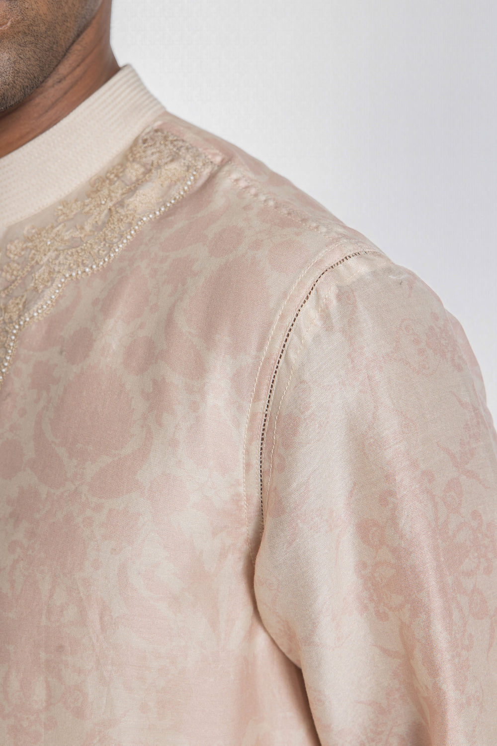 IVORY BLOOM PRINTED KURTA-Kurta-Siddhartha Bansal