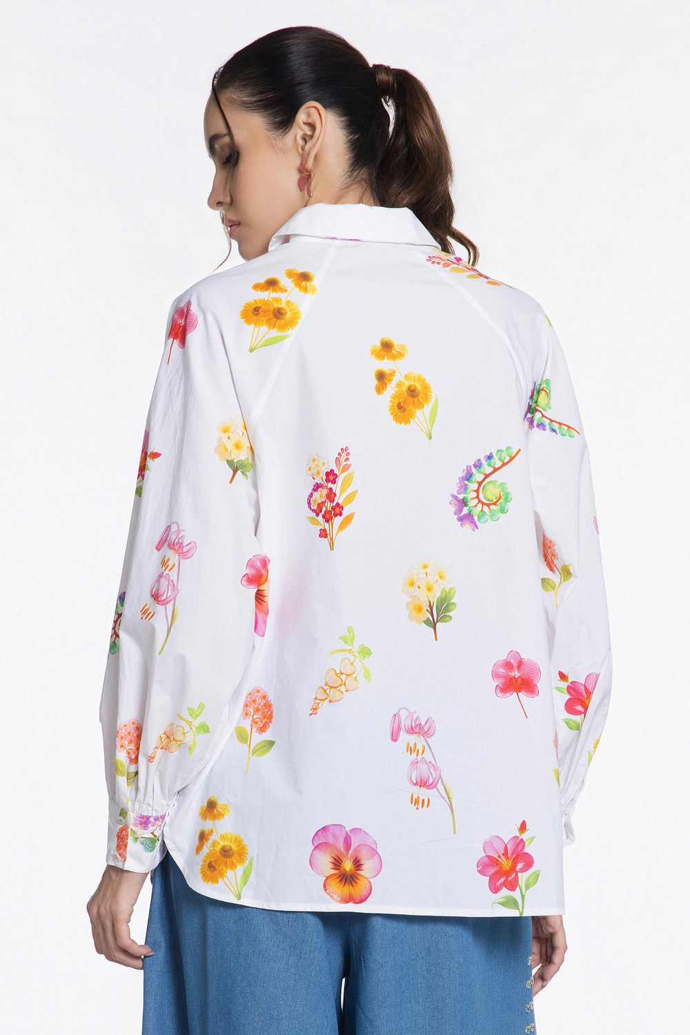 Wildflower Reverie Cotton Shirt-Shirts-Siddhartha Bansal