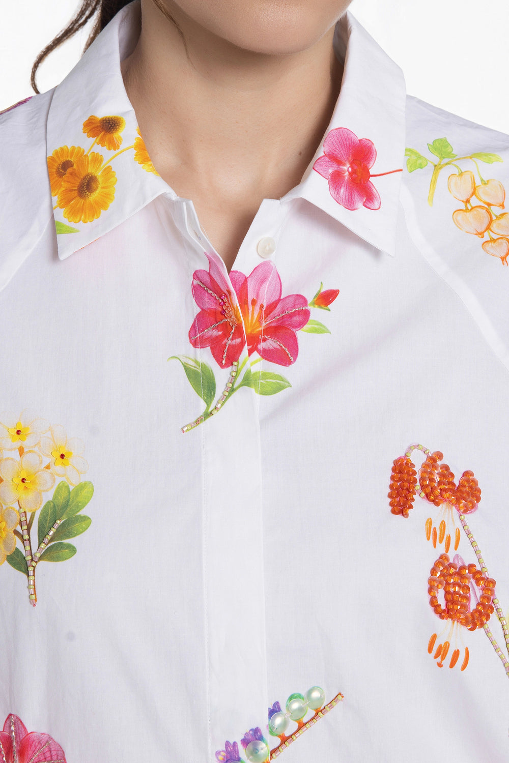Wildflower Reverie Cotton Shirt-Shirts-Siddhartha Bansal