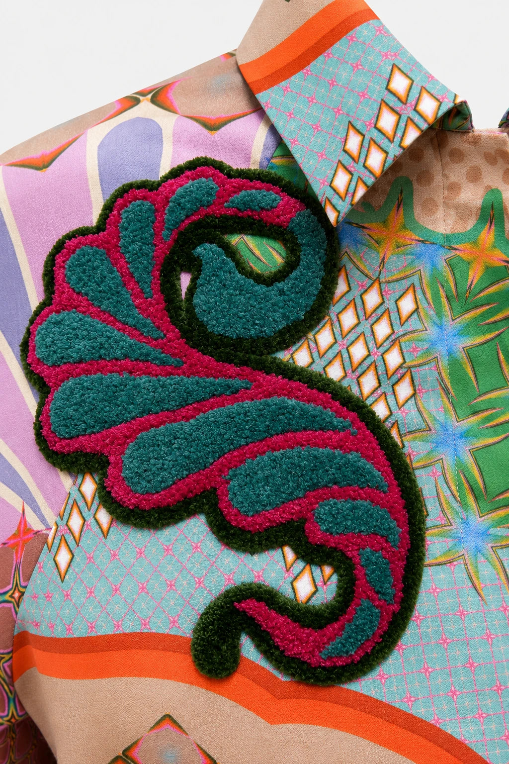 Kaleidoscope Mirage Cotton Shirt-Shirts-Siddhartha Bansal
