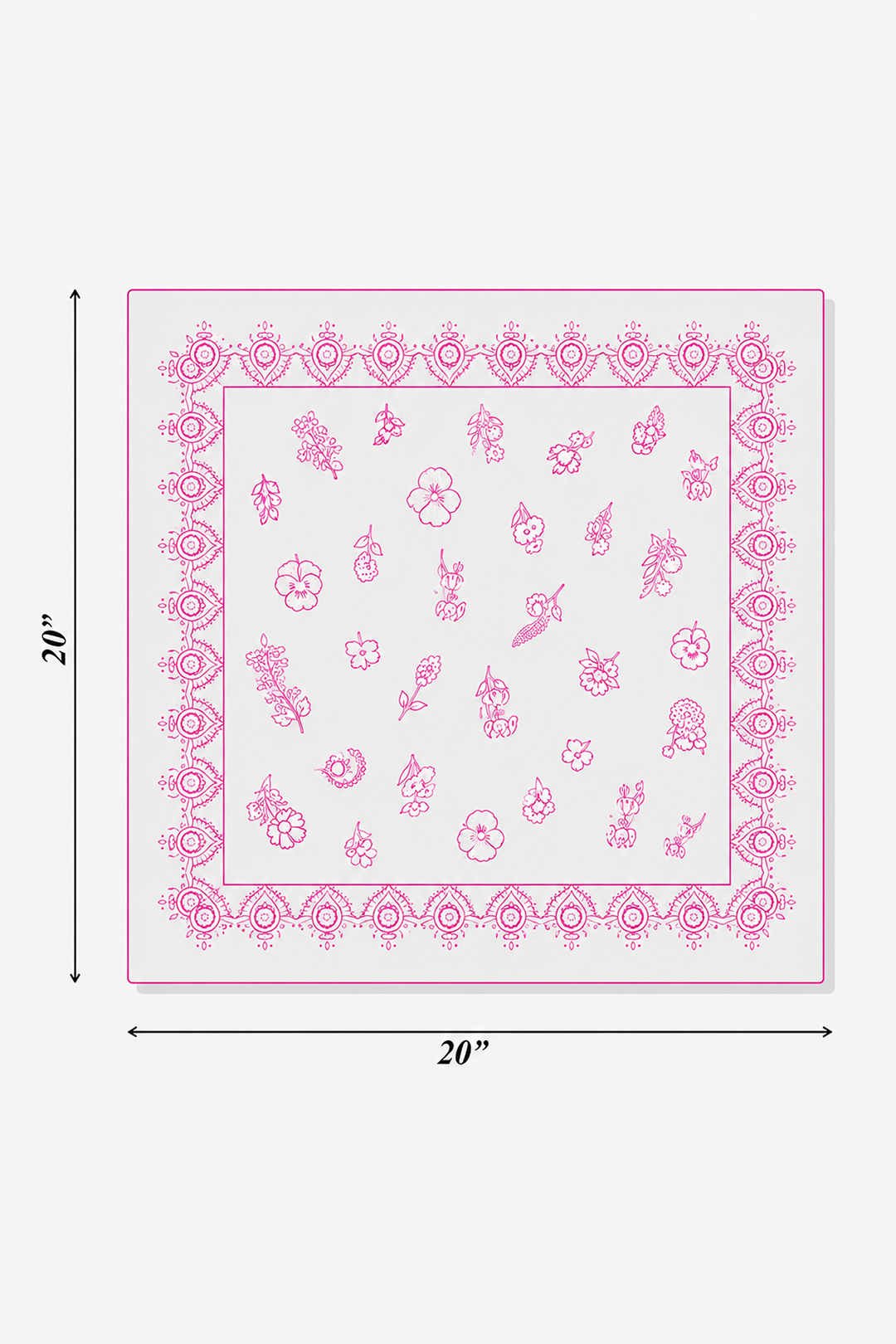 Midnight Petals Scarf