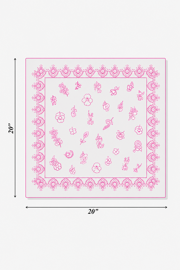 Midnight Petals Scarf