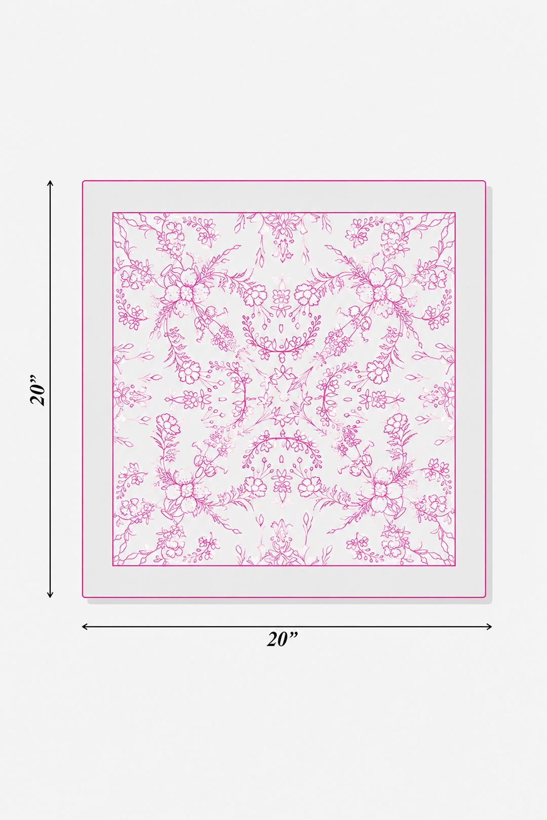 Peache Flora  Scarf