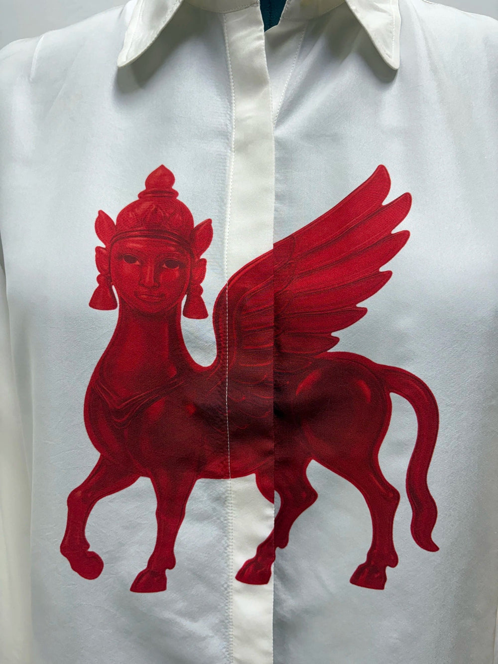 Ivory Kamdhenu Silk Shirt-Shirts-Siddhartha Bansal