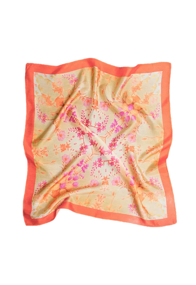 Peache Flora Scarf-Scarf-Siddhartha Bansal