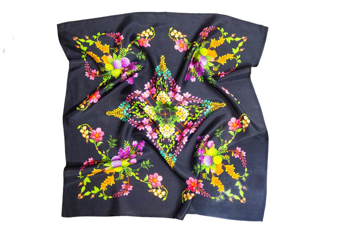 Floral Bouquet  Scarf