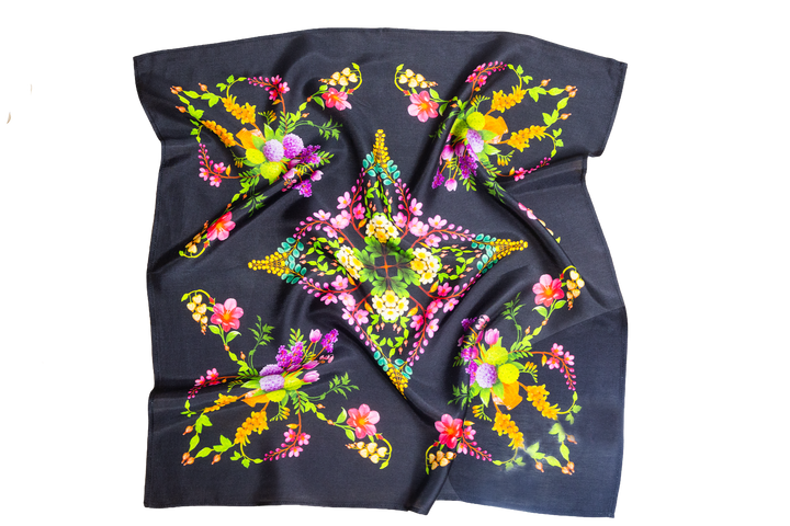 Floral Bouquet  Scarf