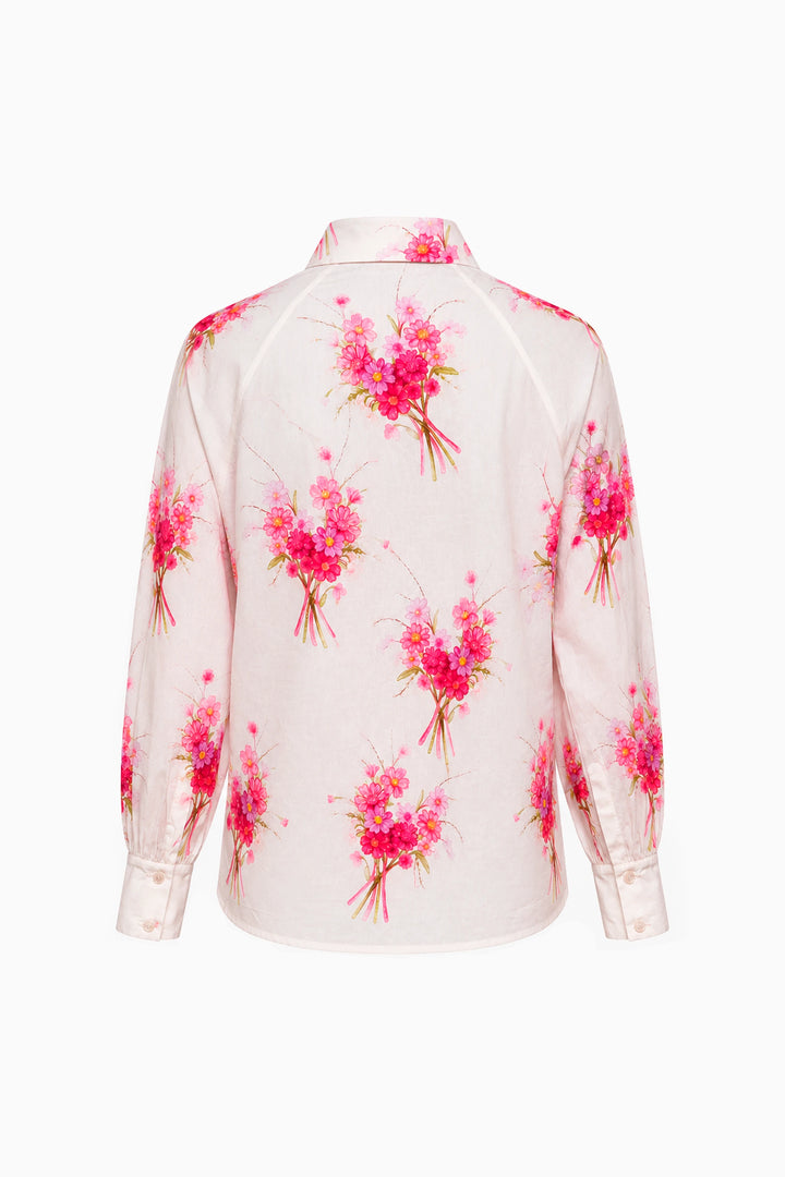 Cosmic Meadow Bouquet Cotton Shirt-Shirts-Siddhartha Bansal