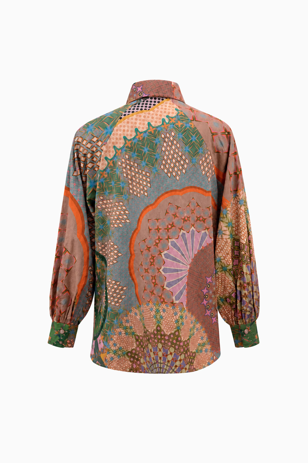 Kaleidoscope Mirage Cotton Shirt-Shirts-Siddhartha Bansal