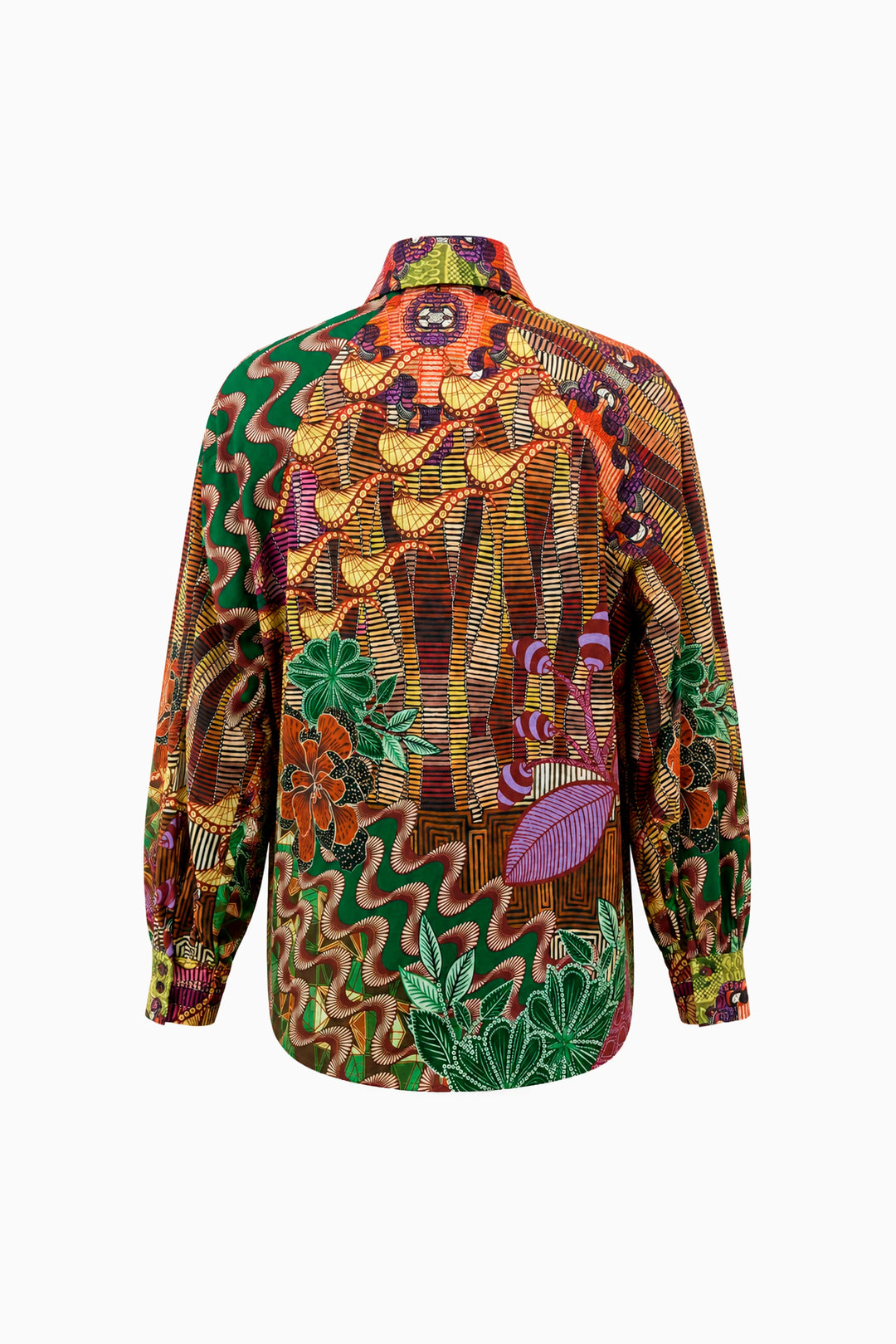 Jungle Mosaic Cotton Shirt-Shirts-Siddhartha Bansal