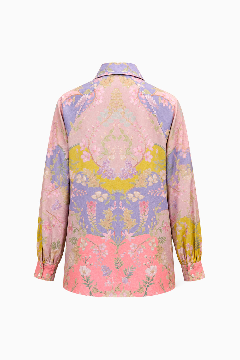 Lavender Baroque Garden Cotton Shirt-Shirts-Siddhartha Bansal